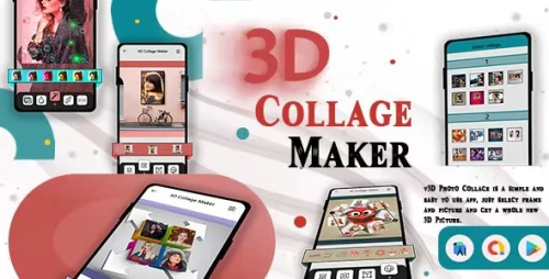 3D Photo Collage Maker - Collage Maker - 3D Photo Editor - 3D Photo Collage Editor - Android Admob