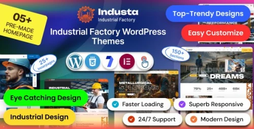 Industa - Factory & Industry WordPress Theme