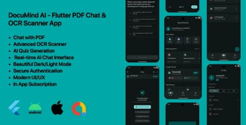 DocuMind AI - Flutter PDF Chat & OCR Scanner App