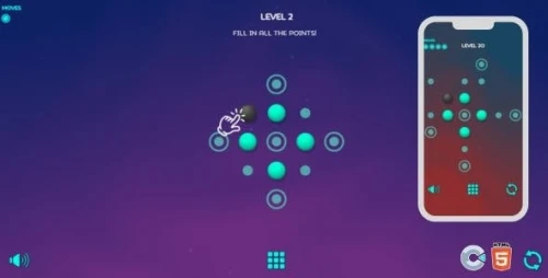Sphere Shift PUZZLE - HTML5 Game (High graphic)