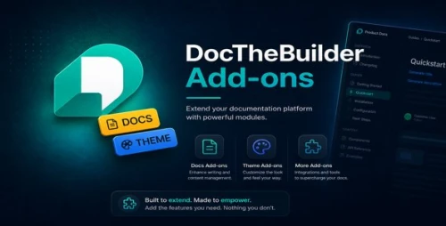 DocTheBuilder Docs Theme Addon