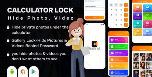 Calculator Lock - Hide Photo Videos and Documents - Secret Vault - App Vault