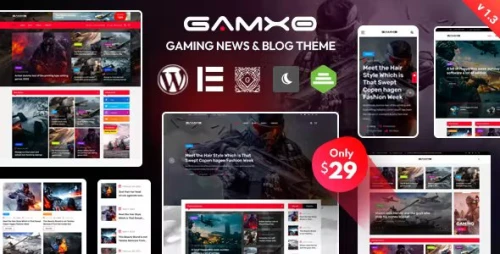 Gamxo - WordPress Gaming News & Blog Theme