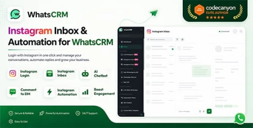 WhatsCRM Instagram Automation - Addon for WhatsCRM