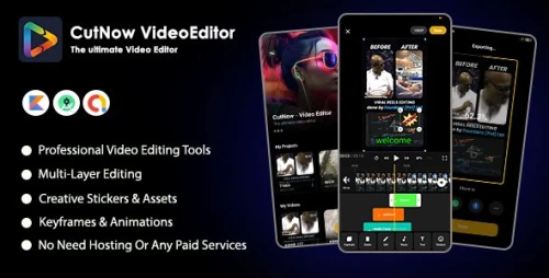 CutNow Multi-layer Video editor