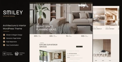 Smiley - Architecture & Interior WordPress Theme