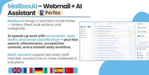 MailboxAI - Webmail + AI Assistant For Perfex CRM