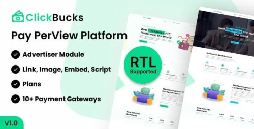ClickBucks - Pay Per View Platform