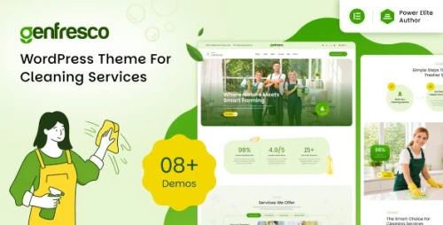 Genfresco – Cleaning Services WordPress Theme