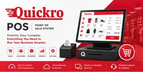 Quickro | POS Flutter App With Laravel Admin Panel