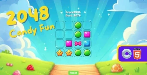 2048 Candy Fun - HTML 5 (C3p)