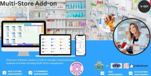 Multi-Store Add-on for Pharmacy Management Software - PWA