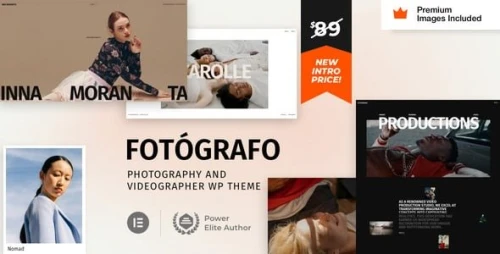 Fotógrafo - Photography Videographer WordPress Theme