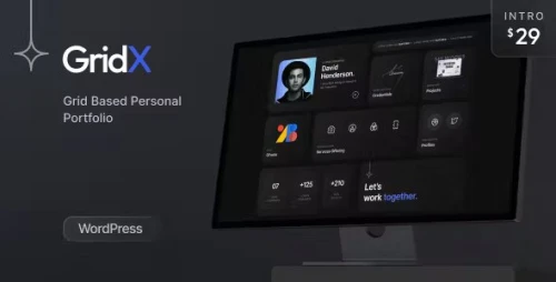Gridx Personal Portfolio WordPress
