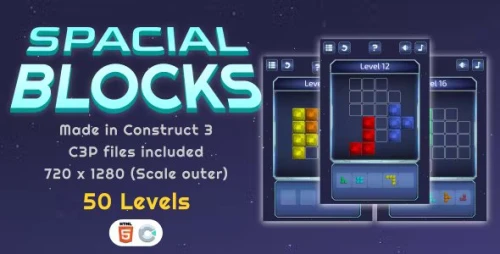 Spacial Blocks - HTML5 Casual game