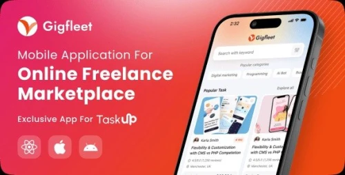 Gigfleet - Cross Platform React Native Mobile APP For Taskup