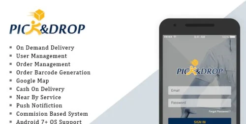 Delivery Management & Package Tracker Android App with Web Admin Control