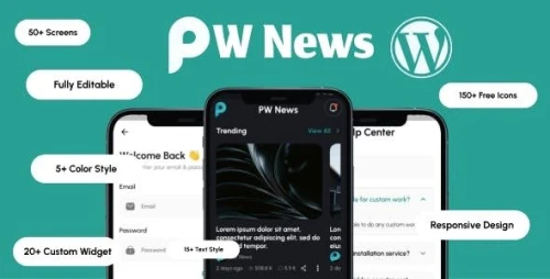 PW News WP - Wordpress Flutter News App