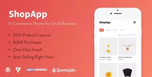 ShopApp - WordPress Theme for Small Business