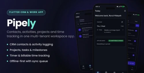 Pipely | Multi-Tenant CRM, HRM and Business Operations Platform (Next.js + Flutter)