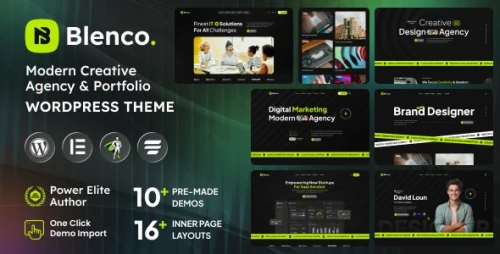 Blenco – Creative Agency WordPress Theme