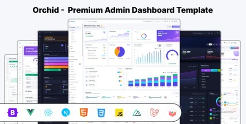 Orchid - React, Vue.js, Nuxt, Next.js, HTML & Laravel Admin Dashboard Template