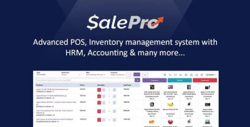 SalePro POS, Inventory Management System, HRM & Accounting