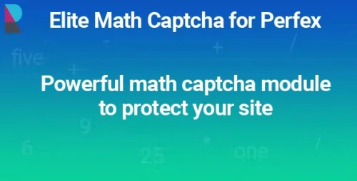 Elite Math Captcha module for Perfex CRM