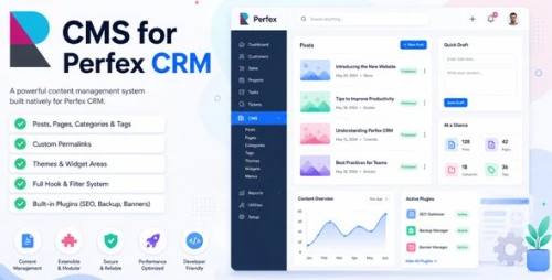 PolyCMS – CMS & Website Builder Module for Perfex CRM