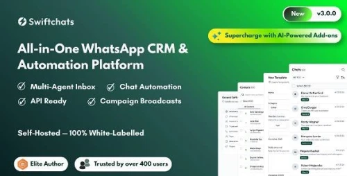 Swiftchats - SaaS enabled Whatsapp marketing tool with chat bots. [Extended Version]