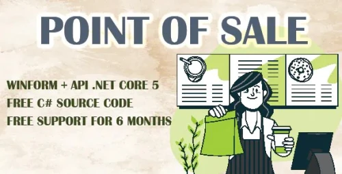 POINT OF SALE (POS) - API .NET CORE 5 – WINFORM - C# - SQL