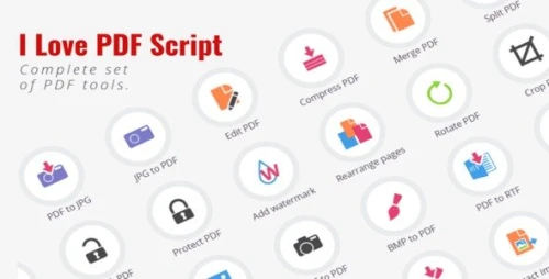 I Love PDF Studio 100+ PDF Tools Script