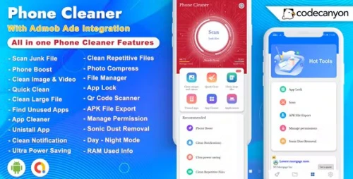 Android Phone Cleaner - Phone Booster, App Lock, File Manager, Battery Saver (Android 12 Supported)