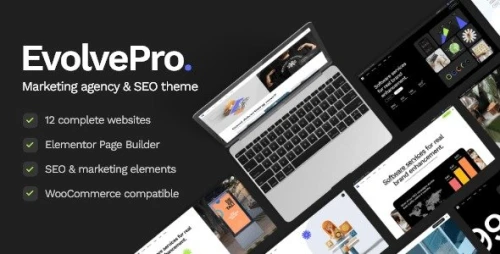 EvolvePro - Marketing Agency & SEO WordPress Theme