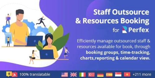 Staff Outsourcing & Smart Resources Booking module for Perfex CRM - Outsource your employees