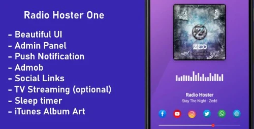 Radio Hoster One With Admin Panel