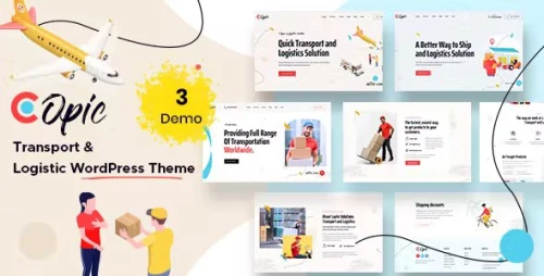 Copic – Transport & Logistics WordPress Theme