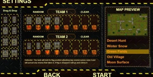 Tanks Battle Field V2.0 - HTML5 CAPX Game (Mobile Optimized)