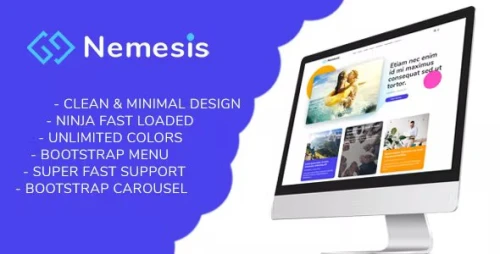 Nemesis - Responsive Minimal Blogger Theme