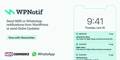 WPNotif : WordPress SMS & WhatsApp Message Notifications