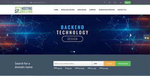 Hosting Billing - Domain and Web Hosting Invoicing System with CMS 1.6