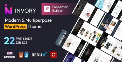 Invory - Services Elementor WordPress Theme