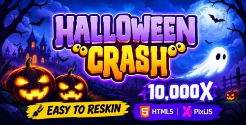 Halloween Crash - HTML5 Casino Crash Game