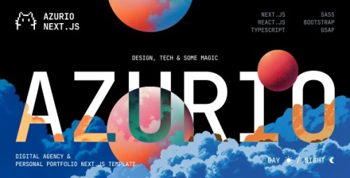 Azurio - Digital Agency & Portfolio NextJs Template