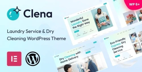 Clena - Laundry Service & Dry Cleaning WordPress Theme