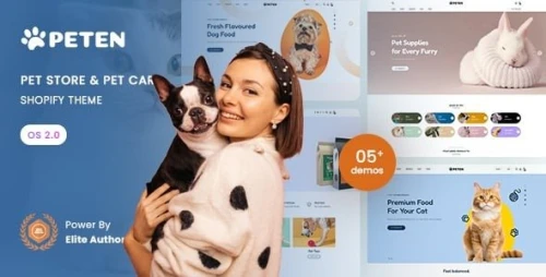 Peten - Pet Store & Pet Care Responsive Shopify 2.0 Theme