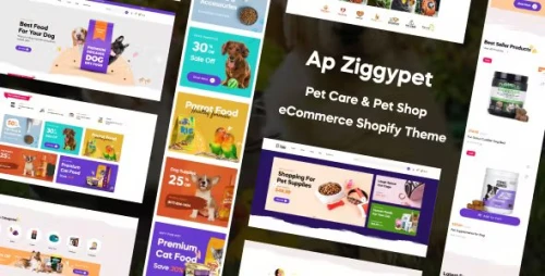 Ap Ziggypet - Pet Care & Pet Shop Shopify Theme