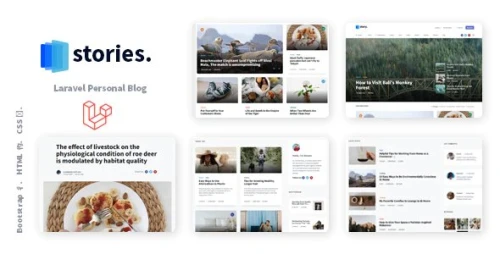Stories - Laravel Creative Multilingual Blog