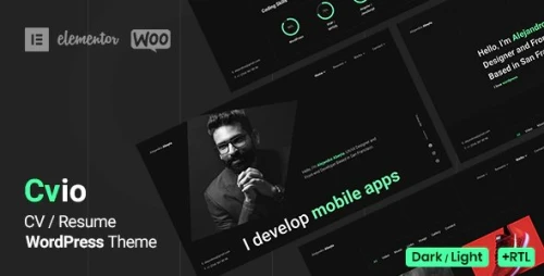 Cvio - Personal Portfolio WordPress Theme