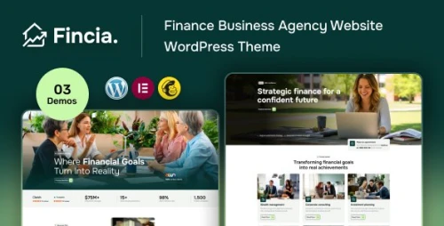 Fincia – Finance & Consulting Business WordPress Theme